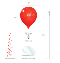 Load image into Gallery viewer, PermaShine® 1-Balloon Bouquet Round Stand Kit