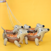 Load image into Gallery viewer, Trick or Treat Street Hot Dog Dachshund Mylar Balloon