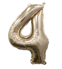 Load image into Gallery viewer, 55441 Ellie's Glazed Gold Number "4" 32in