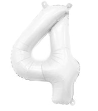 Load image into Gallery viewer, 55481 Ellie's White Number "4"