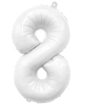 Load image into Gallery viewer, 55485 Ellie's White Number "8"