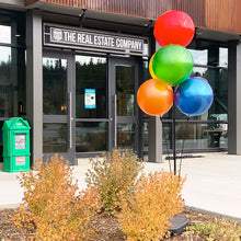 Load image into Gallery viewer, Reusable 5-Balloon Cluster Pole Kit with Weighted Base Double Stand