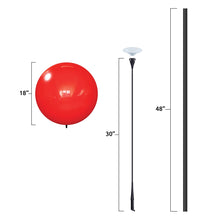 Load image into Gallery viewer, Reusable Balloon Long Pole Kit with Pole Brackets & Bands