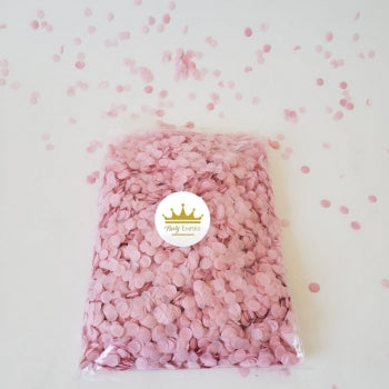 Round Tissue Paper Confetti - Light Pink