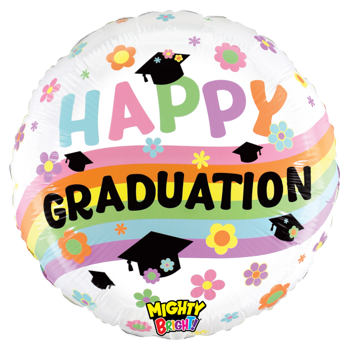 14247 Mighty Graduation Pastel Rainbow