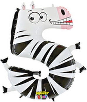 14945 Zooloon™ Number 5 Zebra