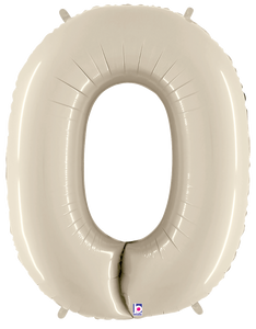 15840WS Megaloons® Number "0" White Sand