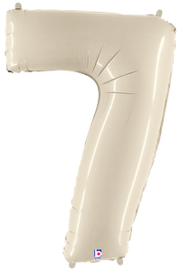 15847 Megaloons® Number "7" White Sand
