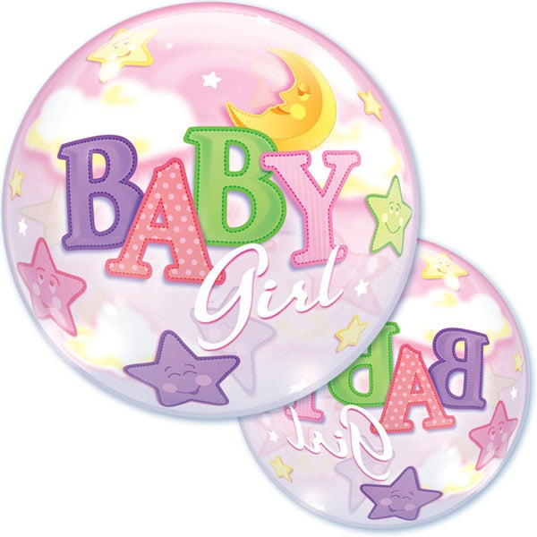 23598 Baby Girl Moon & Stars