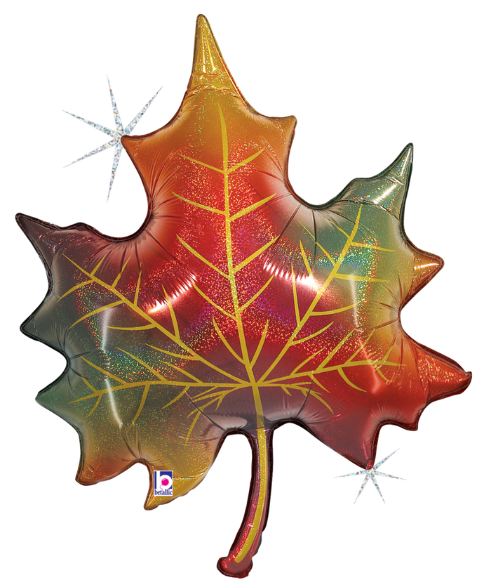 25144 Glitter Fall Leaf