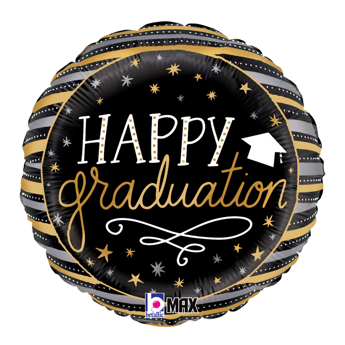 22350 Satin Metallic Graduation Stripes