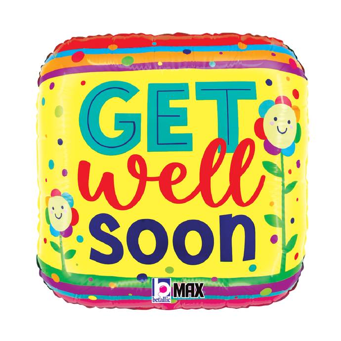 26374 Get Well Flowers and Stripes