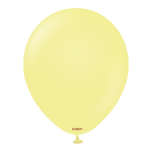 Load image into Gallery viewer, K67494 Kalisan Pastel Matte Macaron Yellow 12" Round (50ct)
