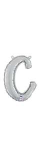 34703SP Script Letter "c" Silver