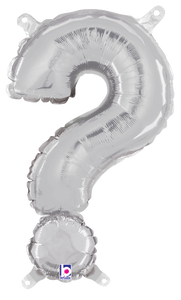 34863SP Air Fill Symbol "?" Silver 14in