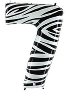 35847 Zebra Megaloon® Number 7