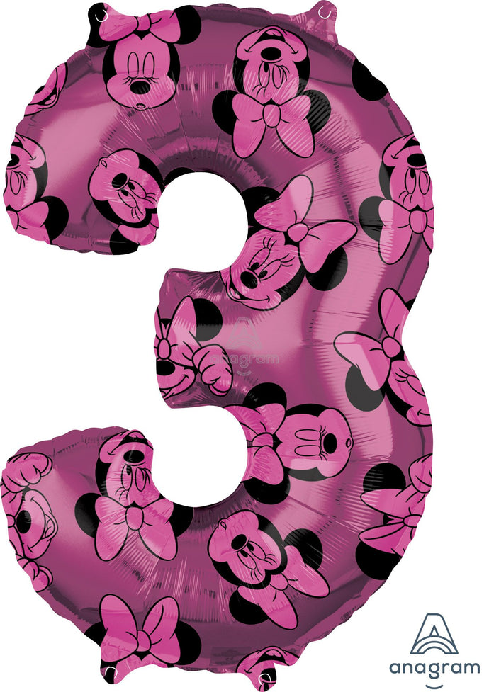39884 Minnie Mouse Forever Number 3 (34in)