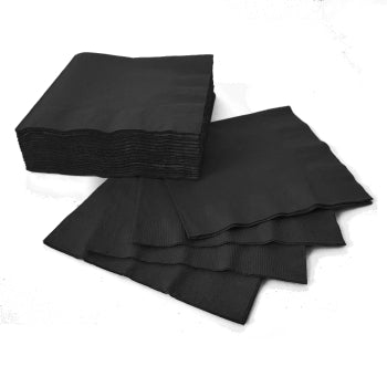 Luncheon Napkin - Black