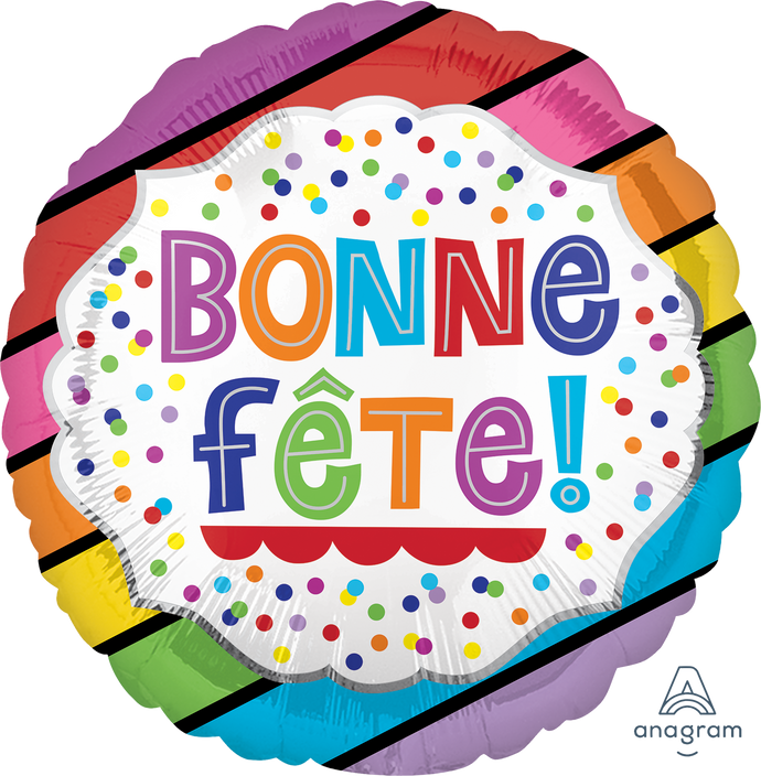 41128 Bonne Fete Bright Stripes
