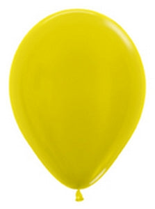 53085 Metallic Yellow 11" Round