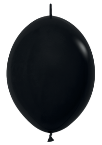 54014 Deluxe Black 12" Link-O-Loon Balloons