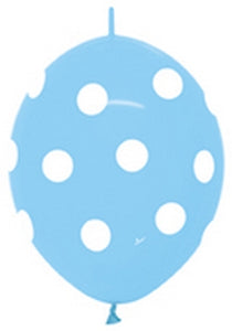 54116 Polka Dot Pastel Blue 12" LINK-O-LOON®