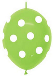 54120 Polka Dot Deluxe Key Lime 12" LINK-O-LOON®