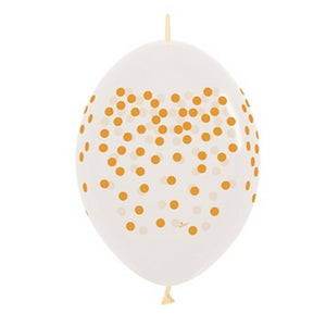 54277 Gold Confetti 12" LINK-O-LOON®