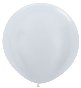 114194 Satin White 36" Round (2ct)