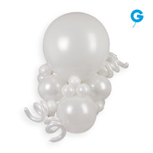 Load image into Gallery viewer, 112900 Gemar Metallic White 11-12&quot; Round (50ct)
