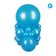 Load image into Gallery viewer, 153552 Gemar Metallic Light Blue 19&quot; Round (25ct)
