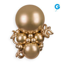 Load image into Gallery viewer, 342949 Gemar Shiny Gold 31&quot; Round (1ct)
