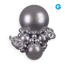 Load image into Gallery viewer, 342956 Gemar Shiny Silver 31&quot; Round (1ct)
