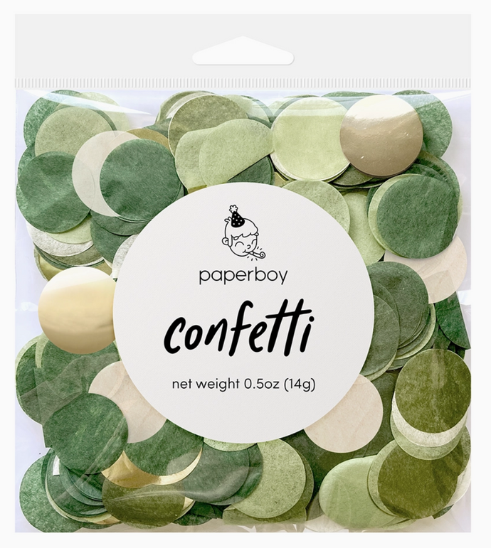Confetti - Emerald & Gold
