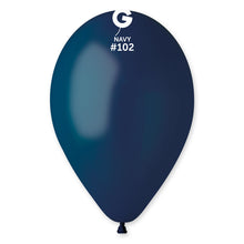 Load image into Gallery viewer, 021105 Gemar Navy 11-12" Round (50ct)
