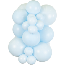 Load image into Gallery viewer, K68023 Kalisan Pastel Matte Macaron Baby Blue 5" Round (50ct)
