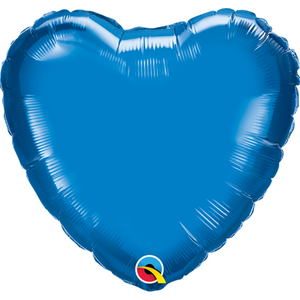 24129 9" Heart - Sapphire Blue