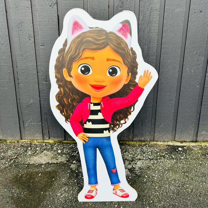 3ft Gabby's Dollhouse Cutout Rental