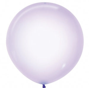 59196 Crystal Pastel Lilac 24" Round (10ct)