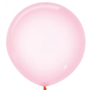 59191 Crystal Pastel Pink 24" Round (10ct)