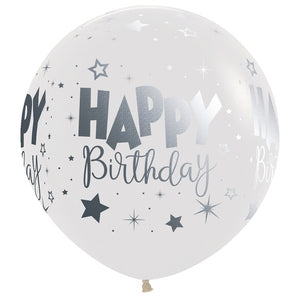59338 Happy Birthday Fantasy 24" Round (10ct)
