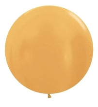 Load image into Gallery viewer, 59082 Metallic Gold 24&quot; Round (10ct)
