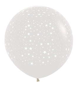 59314 Stars Crystal Clear 24" Round (10ct)
