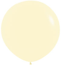 Load image into Gallery viewer, 56175 Pastel Matte Yellow 36&quot; Round (10ct)
