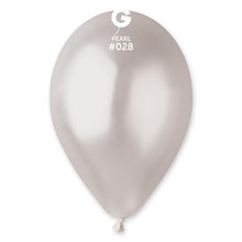 Load image into Gallery viewer, 112801 Gemar Metallic Pearl 11-12&quot; Round (50ct)
