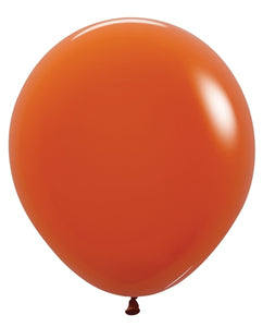 55528 Fashion Sunset Orange 18" Round (25ct)