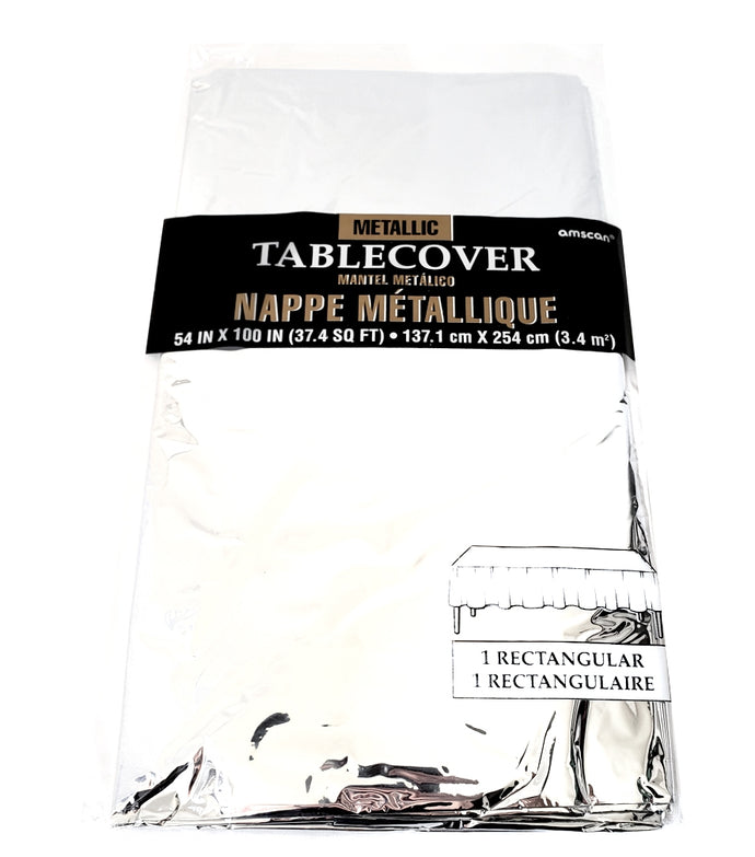Tablecover - Metallic Silver