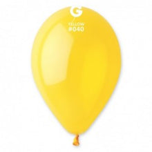 Load image into Gallery viewer, 114003 Gemar Crystal Yellow 11-12" Round (50ct)
