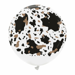 73706 BCT Modern Cow White 24" Round