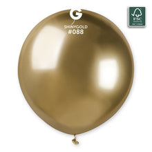 Load image into Gallery viewer, 158854 Gemar Shiny Gold 19&quot; Round (25ct)
